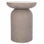 ΒΟΗΘΗΤΙΚΟ ΤΡΑΠΕΖΙ ANNA HM18160.03 FIBER CEMENT ΣΕ ΓΚΡΙ--Φ60x76Υεκ.