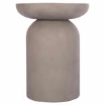 ΒΟΗΘΗΤΙΚΟ ΤΡΑΠΕΖΙ ANNA HM18160.03 FIBER CEMENT ΣΕ ΓΚΡΙ--Φ60x76Υεκ. - Image 3