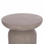 ΒΟΗΘΗΤΙΚΟ ΤΡΑΠΕΖΙ ANNA HM18160.03 FIBER CEMENT ΣΕ ΓΚΡΙ--Φ60x76Υεκ. - Image 4