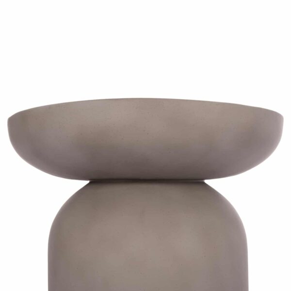 ΒΟΗΘΗΤΙΚΟ ΤΡΑΠΕΖΙ ANNA HM18160.03 FIBER CEMENT ΣΕ ΓΚΡΙ--Φ60x76Υεκ. - Image 6