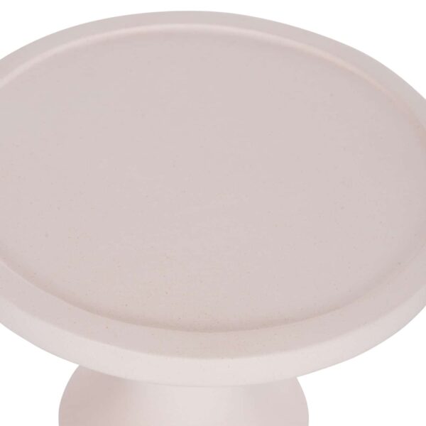 ΒΟΗΘΗΤΙΚΟ ΤΡΑΠΕΖΙ TRED(T) HM18169.02 FIBER CEMENT ΛΕΥΚΟ-ΦΥΣΙΚΟ RATTAN--Φ40x61Υεκ. - Image 6