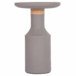 ΒΟΗΘΗΤΙΚΟ ΤΡΑΠΕΖΙ TRED(T) HM18169.03 FIBER CEMENT ΓΚΡΙ-ΦΥΣΙΚΟ RATTAN--Φ40x61Υεκ. - Image 3