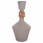 ΔΙΑΚΟΣΜΗΤΙΚΟ ΒΑΖΟ ΔΑΠΕΔΟΥ NEBULA HM4661.03 FIBER CEMENT ΓΚΡΙ--ΞΥΛΟ ΤΕΑΚ Φ60x115Υεκ.