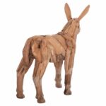 ΔΙΑΚΟΣΜΗΤΙΚΟ ΓΑΙΔΟΥΡΑΚΙ HM4387 ΑΝΑΚΥΛΩΜΕΝΟ ΞΥΛΟ ΤΕΑΚ ΣΕ ΦΥΣΙΚΟ 103x33x99,5Υεκ. - Image 6