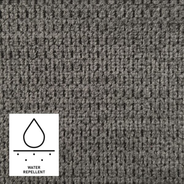 MASSIMO Καναπές Αριστερή Γωνία Ηλεκτρικά Συρόμενα Καθίσματα, Ύφασμα Water Repellent Γκρι 289x229x107cm H.74/90cm - Image 6