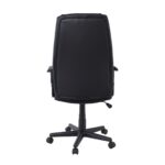 BF1410 Πολυθρόνα Γραφείου Διευθυντή Pu Μαύρο 61x68x104/114cm - Image 4