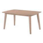 DOM Τραπέζι Τραπεζαρίας, Mdf Απόχρωση Oak 80x120x74cm - Image 2
