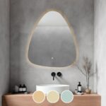 LED-4 Καθρέπτης Τοίχου - Φωτιζόμενος - Αφής, με 3 επιλογές εναλλαγής χρωμάτων 60x70cm - Image 2