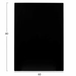 ΕΠΙΦΑΝΕΙΑ ΤΡΑΠΕΖΙΟΥ HPL ΟΡΘΟΓΩΝΙΑ HM6350.21 ΜΑΥΡΟ 60x80εκ. - Image 2