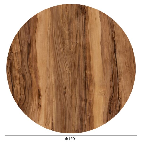 ΕΠΙΦΑΝΕΙΑ ΤΡΑΠΕΖΙΟΥ HPL ΣΤΡΟΓΓΥΛΗ HM6351.30 INDIAN SHEΕSHAM Φ120εκ. - Image 2