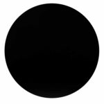 ΕΠΙΦΑΝΕΙΑ ΤΡΑΠΕΖΙΟΥ HPL ΣΤΡΟΓΓΥΛΗ HM6351.21 ΜΑΥΡΗ Φ120εκ.