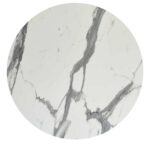 ΕΠΙΦΑΝΕΙΑ ΤΡΑΠΕΖΙΟΥ HPL ΣΤΡΟΓΓΥΛΗ HM6351.31 ΛΕΥΚΟ ΜΑΡΜΑΡΟ Φ120εκ.