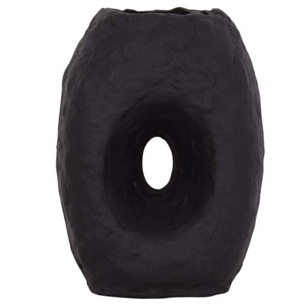 ΕΠΙΤΡΑΠΕΖΙΟ ΔΙΑΚΟΣΜΗΤΙΚΟ ΒΑΖΟ NAMENTIS HM4673.01L ΜΑΥΡΗ ΤΕΡΑΚΟΤΑ--26.5x16x36.5Υεκ - Image 3