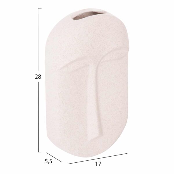 ΕΠΙΤΡΑΠΕΖΙΟ ΚΕΡΑΜΙΚΟ ΔΙΑΚΟΣΜΗΤΙΚΟ HUMANS HM4586 ΕΚΡΟΥ ΚΡΥΣΤΑΛΛΙΚΟ 17x5.5x28Υεκ - Image 2