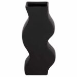 ΕΠΙΤΡΑΠΕΖΙΟ ΚΕΡΑΜΙΚΟ ΔΙΑΚΟΣΜΗΤΙΚΟ ΣΕΙΡΑ SEBOR HM4589.02 ΜΑΥΡΟ ΜΑΤ 14x6.5x30Υεκ - Image 3