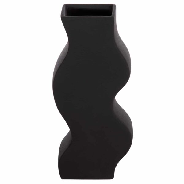 ΕΠΙΤΡΑΠΕΖΙΟ ΚΕΡΑΜΙΚΟ ΔΙΑΚΟΣΜΗΤΙΚΟ ΣΕΙΡΑ SEBOR HM4589.02 ΜΑΥΡΟ ΜΑΤ 14x6.5x30Υεκ - Image 3