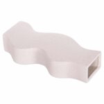 ΕΠΙΤΡΑΠΕΖΙΟ ΚΕΡΑΜΙΚΟ ΔΙΑΚΟΣΜΗΤΙΚΟ ΣΕΙΡΑ SEBOR HM4589.01 ΕΚΡΟΥ ΚΡΥΣΤΑΛΛΙΚΟ 14x6.5x30Υεκ - Image 6