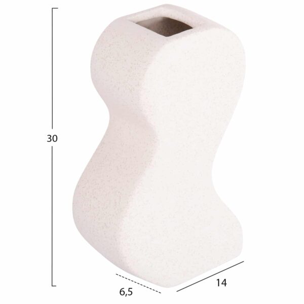 ΕΠΙΤΡΑΠΕΖΙΟ ΚΕΡΑΜΙΚΟ ΔΙΑΚΟΣΜΗΤΙΚΟ ΣΕΙΡΑ SEBOR HM4590.01 ΚΡΥΣΤΑΛΛ.ΕΚΡΟΥ 13x6x22Υεκ - Image 2