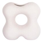 ΕΠΙΤΡΑΠΕΖΙΟ ΚΕΡΑΜΙΚΟ ΔΙΑΚΟΣΜΗΤΙΚΟ SEBOR HM4594.01 ΥΠΟΛΕΥΚΟ ΚΡΥΣΤΑΛΛΙΚΟ 18x9x18Υεκ - Image 3