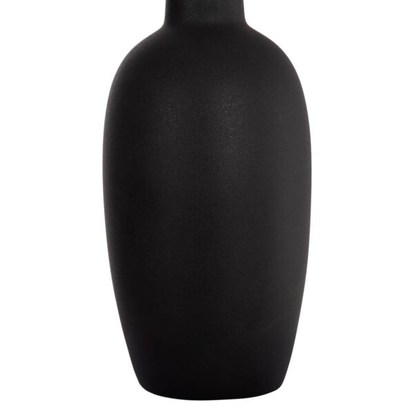 ΕΠΙΤΡΑΠΕΖΙΟ ΚΕΡΑΜΙΚΟ ΔΙΑΚΟΣΜΗΤΙΚΟ ELENDIL HM4591.02 ΜΑΥΡΟ ΜΑΤ Φ12x39.5Υεκ - Image 6