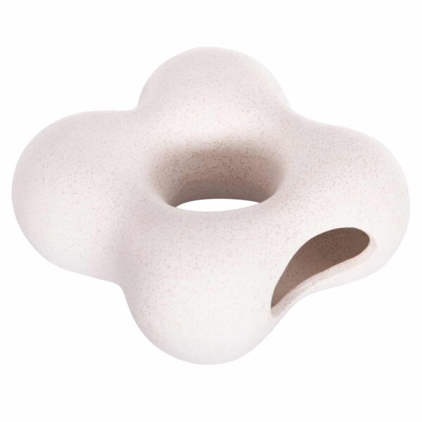 ΕΠΙΤΡΑΠΕΖΙΟ ΚΕΡΑΜΙΚΟ ΔΙΑΚΟΣΜΗΤΙΚΟ SEBOR HM4594.01 ΥΠΟΛΕΥΚΟ ΚΡΥΣΤΑΛΛΙΚΟ 18x9x18Υεκ - Image 6