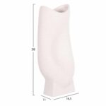 ΕΠΙΤΡΑΠΕΖΙΟ ΚΕΡΑΜΙΚΟ ΔΙΑΚΟΣΜΗΤΙΚΟ ΣΕΙΡΑ GLAΖΕ HM4609.01 ΚΡΥΣΤΑΛΛ.ΥΠΟΛΕΥΚΟ 16.5x11x38Υεκ - Image 2