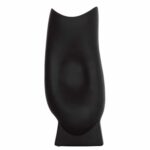 ΕΠΙΤΡΑΠΕΖΙΟ ΚΕΡΑΜΙΚΟ ΔΙΑΚΟΣΜΗΤΙΚΟ ΣΕΙΡΑ GLAΖΕ HM4609.02 ΜΑΥΡΟ ΜΑΤ 16.5x11x38Υεκ - Image 3