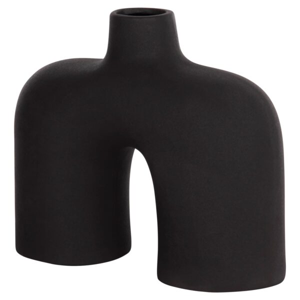 ΕΠΙΤΡΑΠΕΖΙΟ ΚΕΡΑΜΙΚΟ ΔΙΑΚΟΣΜΗΤΙΚΟ ISIL HM4600.02 ΜΑΥΡΟ ΜΑΤ 27x9,5x22,5Y εκ. - Image 4