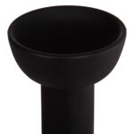 ΕΠΙΤΡΑΠΕΖΙΟ ΚΕΡΑΜΙΚΟ ΔΙΑΚΟΣΜΗΤΙΚΟ ELENDIL HM4602.02 ΜΑΥΡΟ ΜΑΤ Φ23x32Υ εκ - Image 5