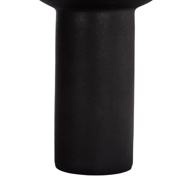 ΕΠΙΤΡΑΠΕΖΙΟ ΚΕΡΑΜΙΚΟ ΔΙΑΚΟΣΜΗΤΙΚΟ ELENDIL HM4602.02 ΜΑΥΡΟ ΜΑΤ Φ23x32Υ εκ - Image 6