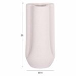 ΕΠΙΤΡΑΠΕΖΙΟ ΚΕΡΑΜΙΚΟ ΔΙΑΚΟΣΜΗΤΙΚΟ GLAΖΕ HM4612.01 ΚΡΥΣΤΑΛΛΙΚΟ ΥΠΟΛΕΥΚΟ Φ14x29Υεκ - Image 2