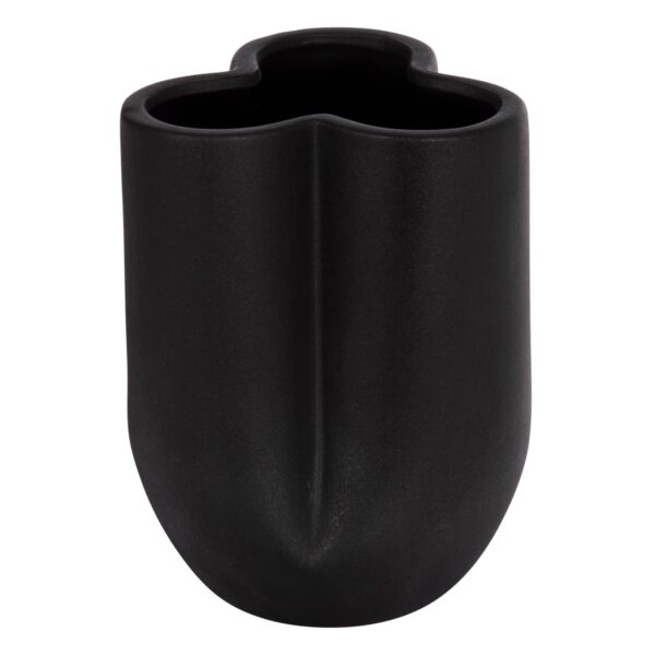 ΕΠΙΤΡΑΠΕΖΙΟ ΚΕΡΑΜΙΚΟ ΔΙΑΚΟΣΜΗΤΙΚΟ GLAΖΕ HM4613.02 ΜΑΥΡΟ ΜΑΤ Φ16x22Υεκ - Image 3