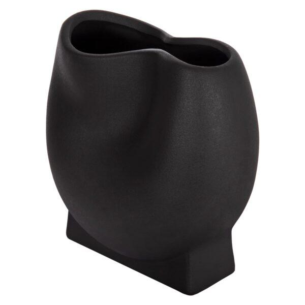 ΕΠΙΤΡΑΠΕΖΙΟ ΚΕΡΑΜΙΚΟ ΔΙΑΚΟΣΜΗΤΙΚΟ GLAΖΕ HM4610.02 ΜΑΥΡΟ ΜΑΤ 26x14x25Υεκ - Image 4