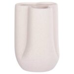 ΕΠΙΤΡΑΠΕΖΙΟ ΚΕΡΑΜΙΚΟ ΔΙΑΚΟΣΜΗΤΙΚΟ GLAΖΕ HM4613.01 ΚΡΥΣΤΑΛΛΙΚΟ ΥΠΟΛΕΥΚΟ Φ16x22Υεκ - Image 4