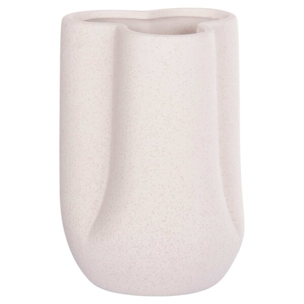 ΕΠΙΤΡΑΠΕΖΙΟ ΚΕΡΑΜΙΚΟ ΔΙΑΚΟΣΜΗΤΙΚΟ GLAΖΕ HM4613.01 ΚΡΥΣΤΑΛΛΙΚΟ ΥΠΟΛΕΥΚΟ Φ16x22Υεκ - Image 4