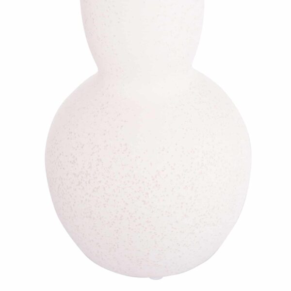 ΕΠΙΤΡΑΠΕΖΙΟ ΚΕΡΑΜΙΚΟ ΔΙΑΚΟΣΜΗΤΙΚΟ GALAD HM4616.01 ΚΡΥΣΤΑΛΛΙΚΟ ΥΠΟΛΕΥΚΟ Φ11x26Υεκ - Image 6