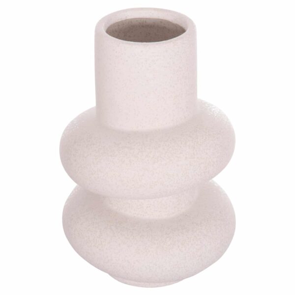 ΕΠΙΤΡΑΠΕΖΙΟ ΚΕΡΑΜΙΚΟ ΔΙΑΚΟΣΜΗΤΙΚΟ ROOK HM4627.01 ΥΠΟΛΕΥΚΟ ΚΡΥΣΤΑΛΛΙΚΟ Φ16x25,5Υεκ - Image 3