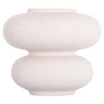 ΕΠΙΤΡΑΠΕΖΙΟ ΚΕΡΑΜΙΚΟ ΔΙΑΚΟΣΜΗΤΙΚΟ ROOK HM4629.01 ΥΠΟΛΕΥΚΟ ΚΡΥΣΤΑΛΛΙΚΟ Φ18x17Υεκ - Image 3