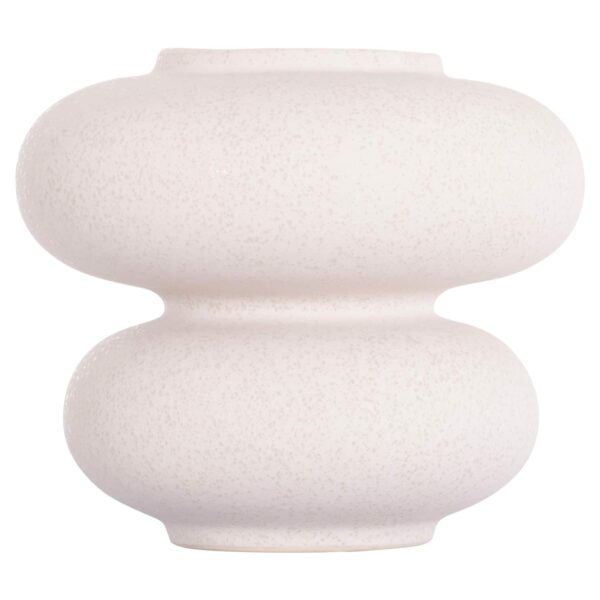 ΕΠΙΤΡΑΠΕΖΙΟ ΚΕΡΑΜΙΚΟ ΔΙΑΚΟΣΜΗΤΙΚΟ ROOK HM4629.01 ΥΠΟΛΕΥΚΟ ΚΡΥΣΤΑΛΛΙΚΟ Φ18x17Υεκ - Image 3