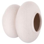 ΕΠΙΤΡΑΠΕΖΙΟ ΚΕΡΑΜΙΚΟ ΔΙΑΚΟΣΜΗΤΙΚΟ ROOK HM4629.01 ΥΠΟΛΕΥΚΟ ΚΡΥΣΤΑΛΛΙΚΟ Φ18x17Υεκ - Image 4