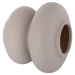 ΕΠΙΤΡΑΠΕΖΙΟ ΚΕΡΑΜΙΚΟ ΔΙΑΚΟΣΜΗΤΙΚΟ ROOK HM4629.03 ΓΚΡΙ ΜΑΤ Φ18x17Υεκ - Image 4