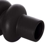 ΕΠΙΤΡΑΠΕΖΙΟ ΚΕΡΑΜΙΚΟ ΔΙΑΚΟΣΜΗΤΙΚΟ ROOK HM4627.02 ΜΑΥΡΟ ΜΑΤ Φ16x25,5Υεκ - Image 5