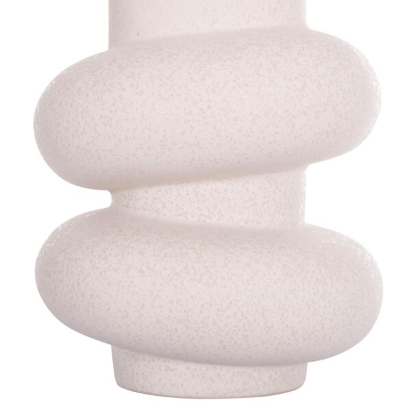 ΕΠΙΤΡΑΠΕΖΙΟ ΚΕΡΑΜΙΚΟ ΔΙΑΚΟΣΜΗΤΙΚΟ ROOK HM4627.01 ΥΠΟΛΕΥΚΟ ΚΡΥΣΤΑΛΛΙΚΟ Φ16x25,5Υεκ - Image 6