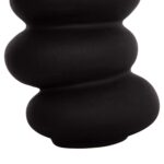 ΕΠΙΤΡΑΠΕΖΙΟ ΚΕΡΑΜΙΚΟ ΔΙΑΚΟΣΜΗΤΙΚΟ ROOK HM4628.02 ΜΑΥΡΟ ΜΑΤ Φ14x19Υεκ - Image 6