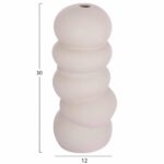 ΕΠΙΤΡΑΠΕΖΙΟ ΚΕΡΑΜΙΚΟ ΔΙΑΚΟΣΜΗΤΙΚΟ ROOK HM4630.03 ΓΚΡΙ ΜΑΤ Φ12x30Υ εκ. - Image 2