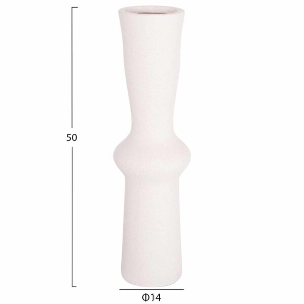 ΕΠΙΤΡΑΠΕΖΙΟ ΚΕΡΑΜΙΚΟ ΔΙΑΚΟΣΜΗΤΙΚΟ SCEPTER HM4637.01 ΚΡΥΣΤΑΛΛΙΚΟ ΥΠΟΛΕΥΚΟ Φ14x50Υεκ - Image 2