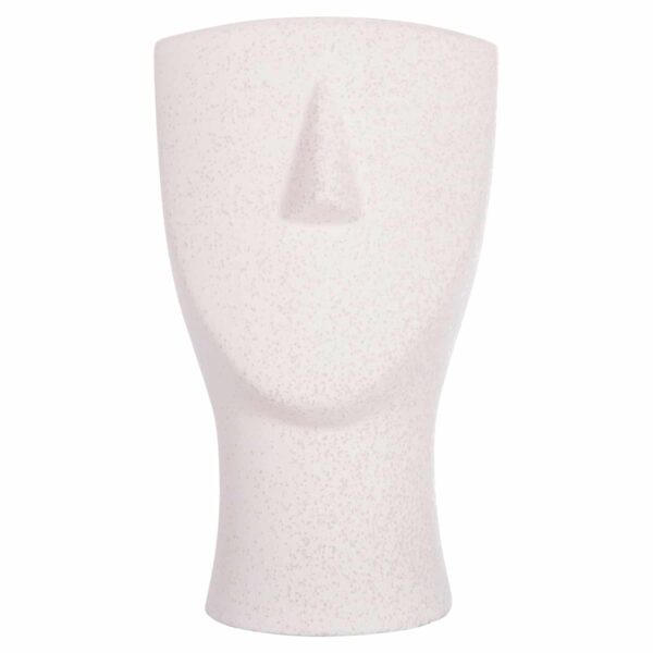 ΕΠΙΤΡΑΠΕΖΙΟ ΚΕΡΑΜΙΚΟ ΔΙΑΚΟΣΜΗΤΙΚΟ HUMANS HM4632 ΥΠΟΛΕΥΚΟ ΚΡΥΣΤΑΛΛΙΚΟ Φ13x22Υεκ - Image 3