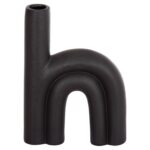 ΕΠΙΤΡΑΠΕΖΙΟ ΚΕΡΑΜΙΚΟ ΔΙΑΚΟΣΜΗΤΙΚΟ ARCON HM4638.02 ΜΑΥΡΟ ΜΑΤ 25,5x6x34Υεκ - Image 3