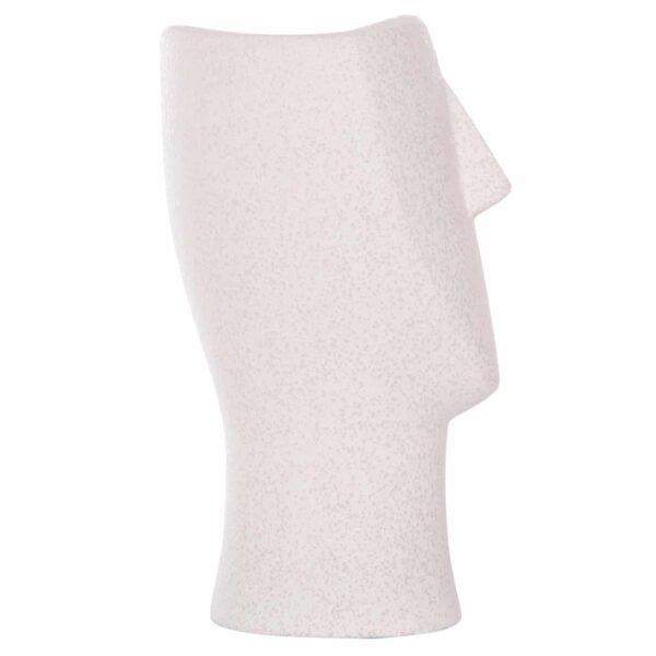 ΕΠΙΤΡΑΠΕΖΙΟ ΚΕΡΑΜΙΚΟ ΔΙΑΚΟΣΜΗΤΙΚΟ HUMANS HM4632 ΥΠΟΛΕΥΚΟ ΚΡΥΣΤΑΛΛΙΚΟ Φ13x22Υεκ - Image 4