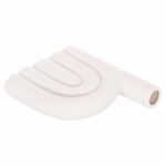 ΕΠΙΤΡΑΠΕΖΙΟ ΚΕΡΑΜΙΚΟ ΔΙΑΚΟΣΜΗΤΙΚΟ ARCON HM4639.01 ΚΡΥΣΤΑΛΛΙΚΟ ΥΠΟΛΕΥΚΟ 23,5x5,5x29,5Υεκ - Image 5